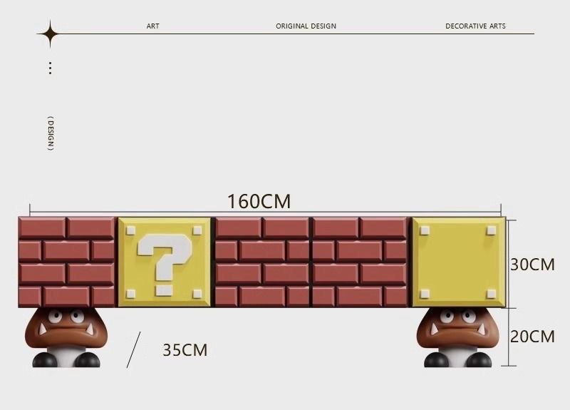 Nintendo Super Mario Sideboard TKXian