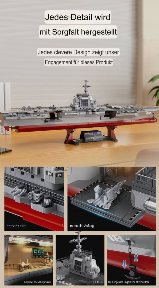 Feimibox Flugzeugträger Plannavy 003 Fujian Klemmbausteinset TKXian