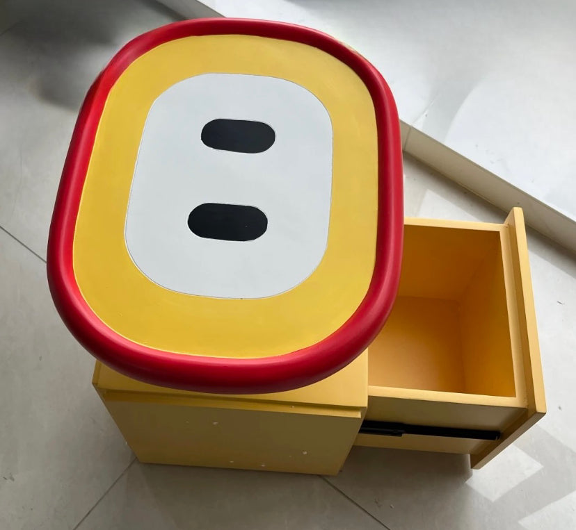 Nintendo Super Mario Blume Beistelltisch mit Staufach TKXian