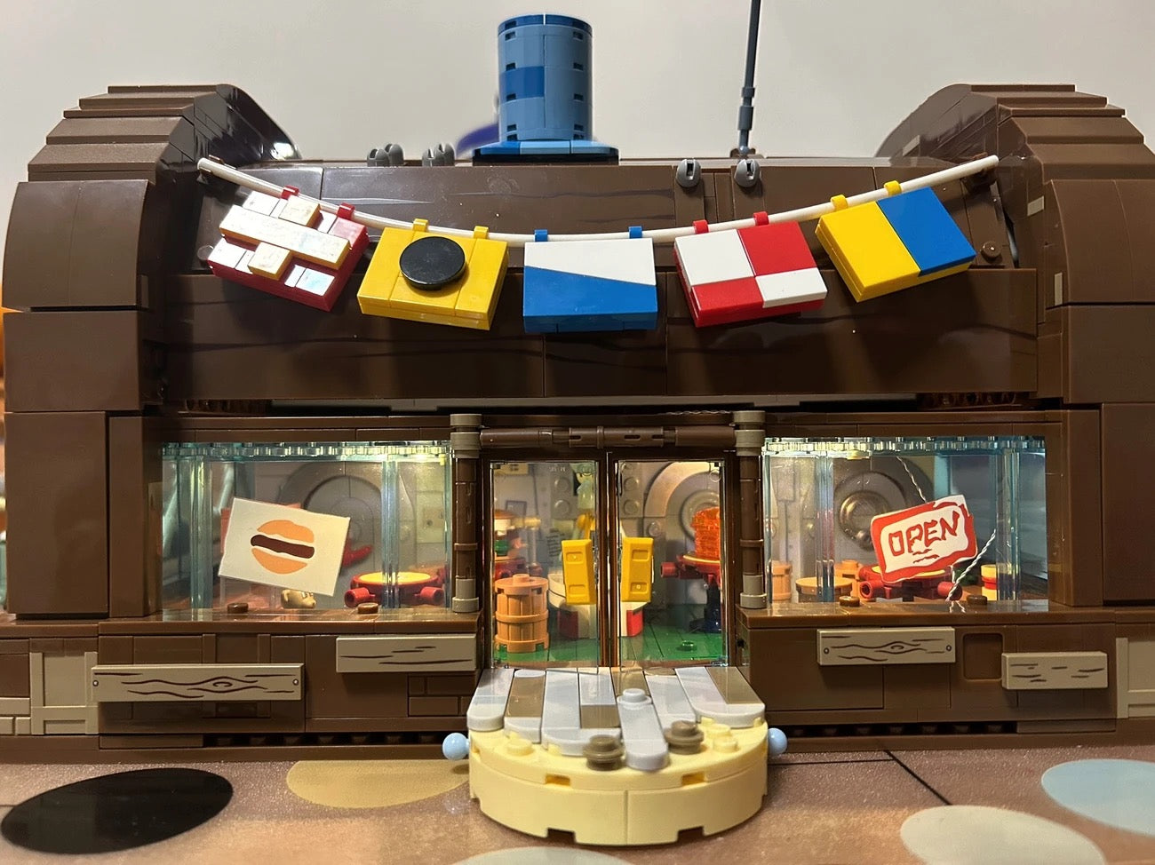 AreaX Spongebob Schwammkopf Die Krossekrabbe Klemmbausteine set mit Zubehör TKXian