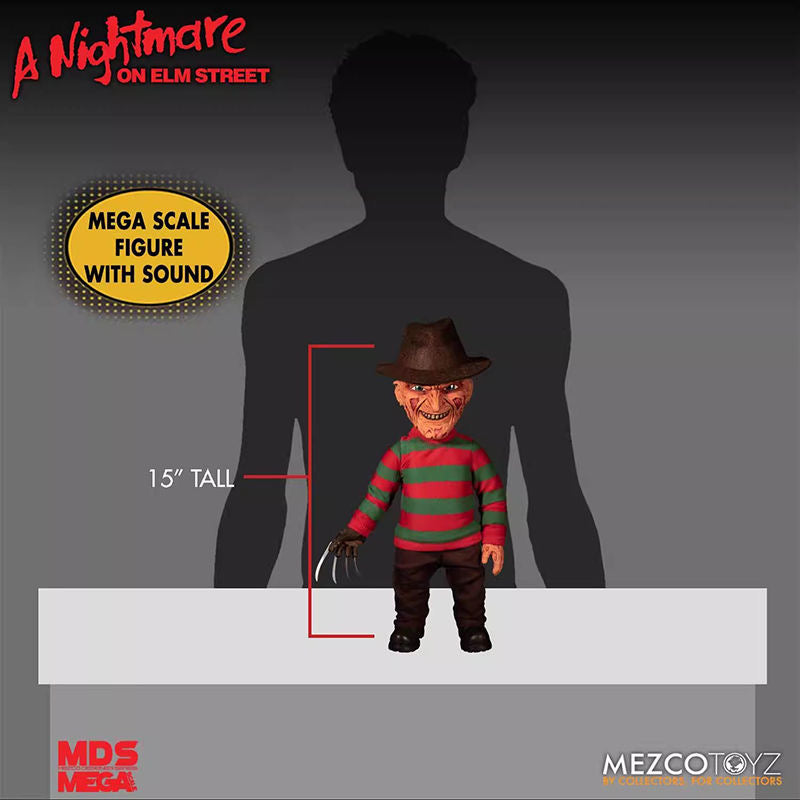 Restposten Mezco Nightmare On Elm Street Freddy Krueger Figur MDS Mega - TKXian