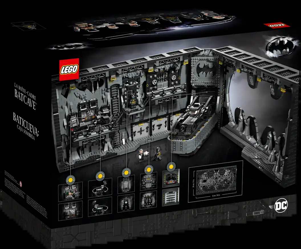 LEGO DC Batman Universum Bathöhle – Schaukasten - TKXian