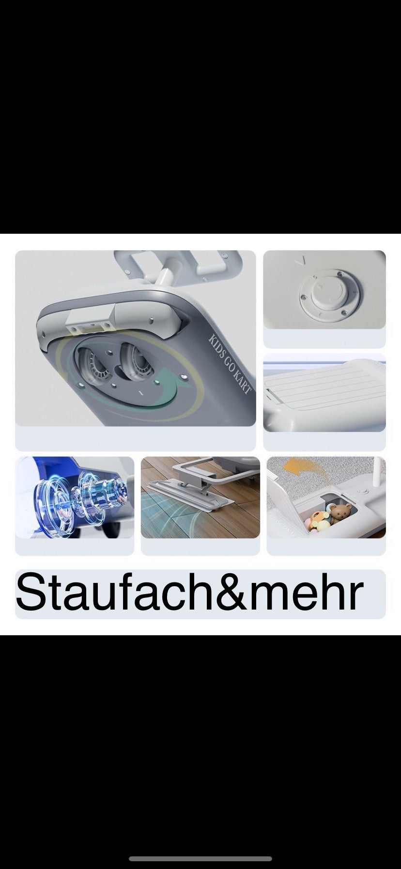 Yo-Yo Lin Kinder Gokart mit Bodenwischer TKXian
