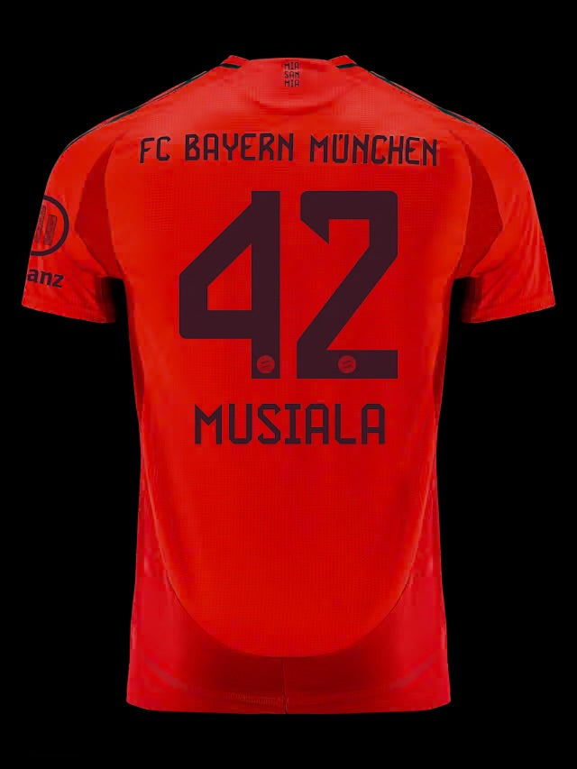Bayern München Spieler Heim Trikot mit Namen-Nummer&Logos 24/25 TKXian