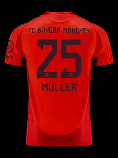 Bayern München Spieler Heim Trikot mit Namen-Nummer&Logos 24/25 TKXian