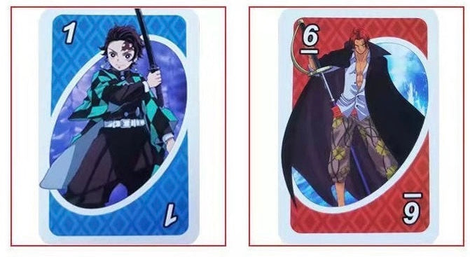 Kids Toys Anime UNO von One Piece bis Dragonball Kartenspiel TKXian
