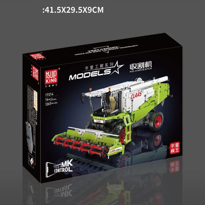 Mould King 17014 Technik Mähdrescher Ferngesteuert Harvester 17014S TKXian