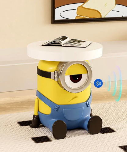 Minion Beistelltisch mit Sparschwein Funktion oder zusätzlich integrierten Bluetooth Lautsprecher - TKXian