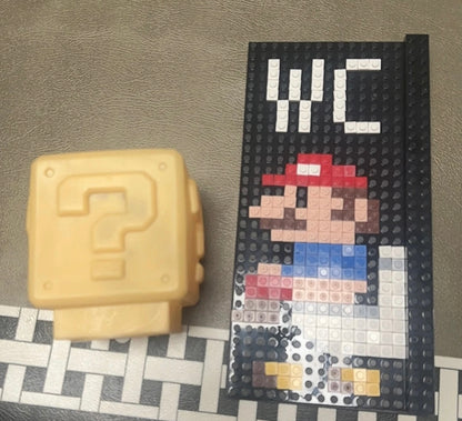 Super Mario WC Schild