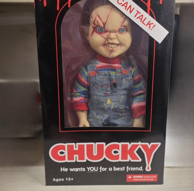 Mezco Chucky Die Mörderpuppe Sprechende Puppe 38 cm TKXian