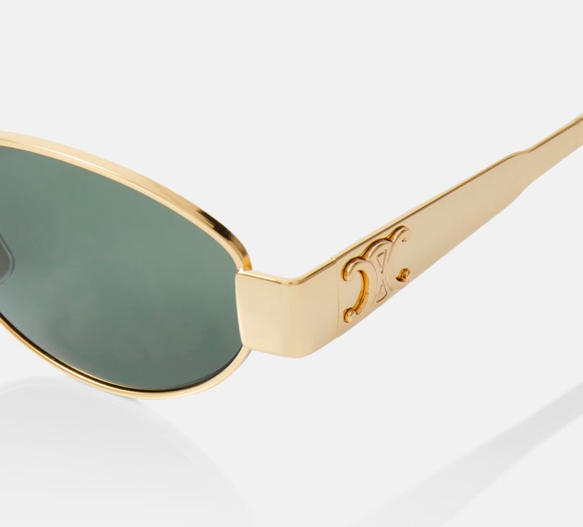 Celine Eyewear – Triomphe Metal 01 – Ovale Sonnenbrille - TKXian