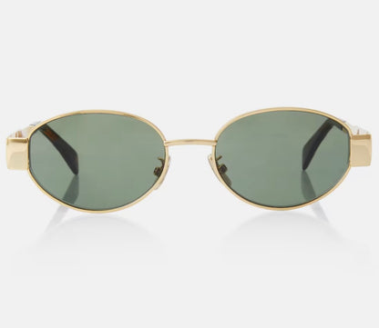 Celine Eyewear – Triomphe Metal 01 – Ovale Sonnenbrille - TKXian