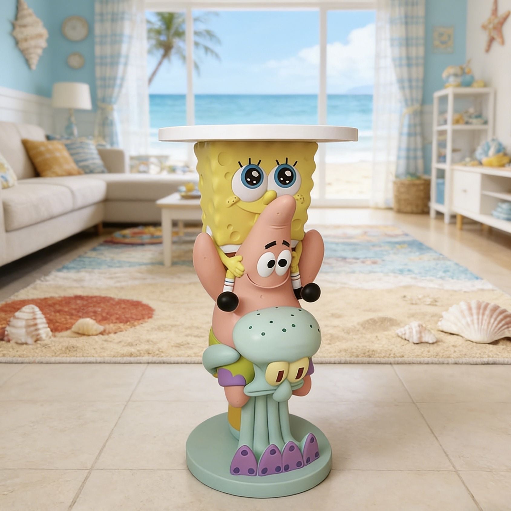 LyuLyu Spongebob Schwammkopf 3 Freunde Beistelltisch TKXian