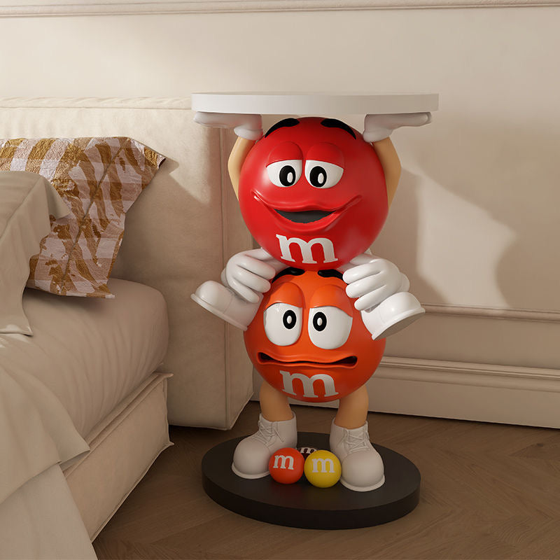 M&M‘S Beistelltisch Red und Orange TKXian