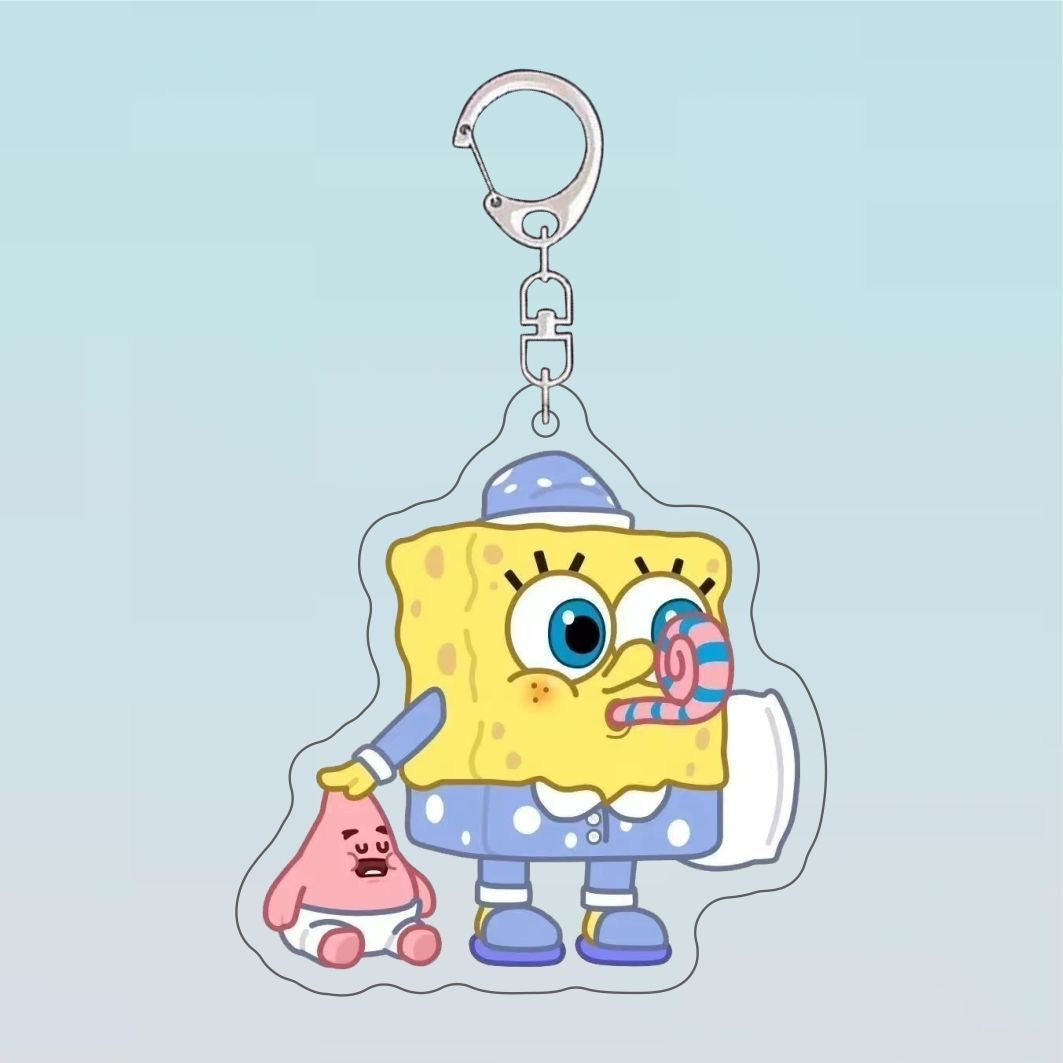 Spongebob Schwammkopf Schlüsselanhänger TKXian