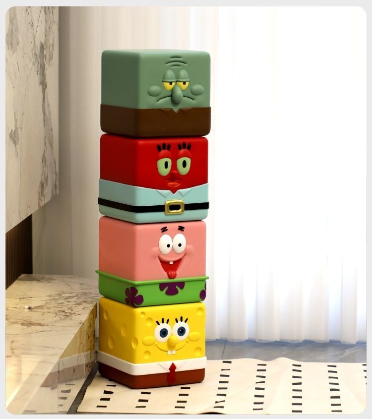 Tolli Spongebob Schwammkopf Kinder Sitzwürfel TKXian