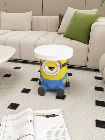 Minion Beistelltisch mit Sparschwein Funktion oder zusätzlich integrierten Bluetooth Lautsprecher - TKXian