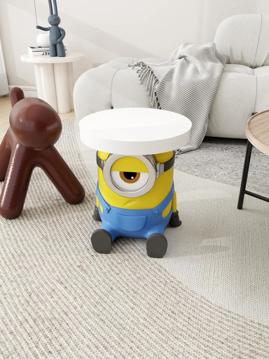 Minion Beistelltisch mit Sparschwein Funktion oder zusätzlich integrierten Bluetooth Lautsprecher - TKXian