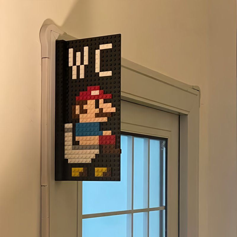 Super Mario WC Schild