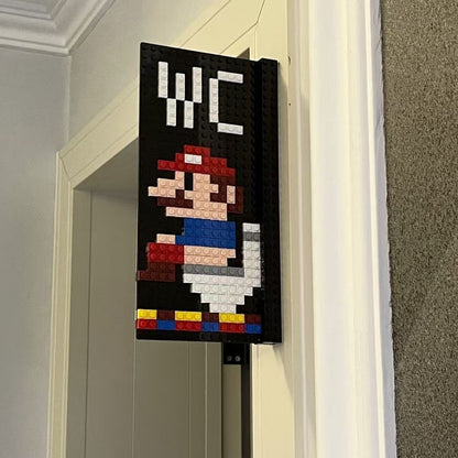 Super Mario WC Schild