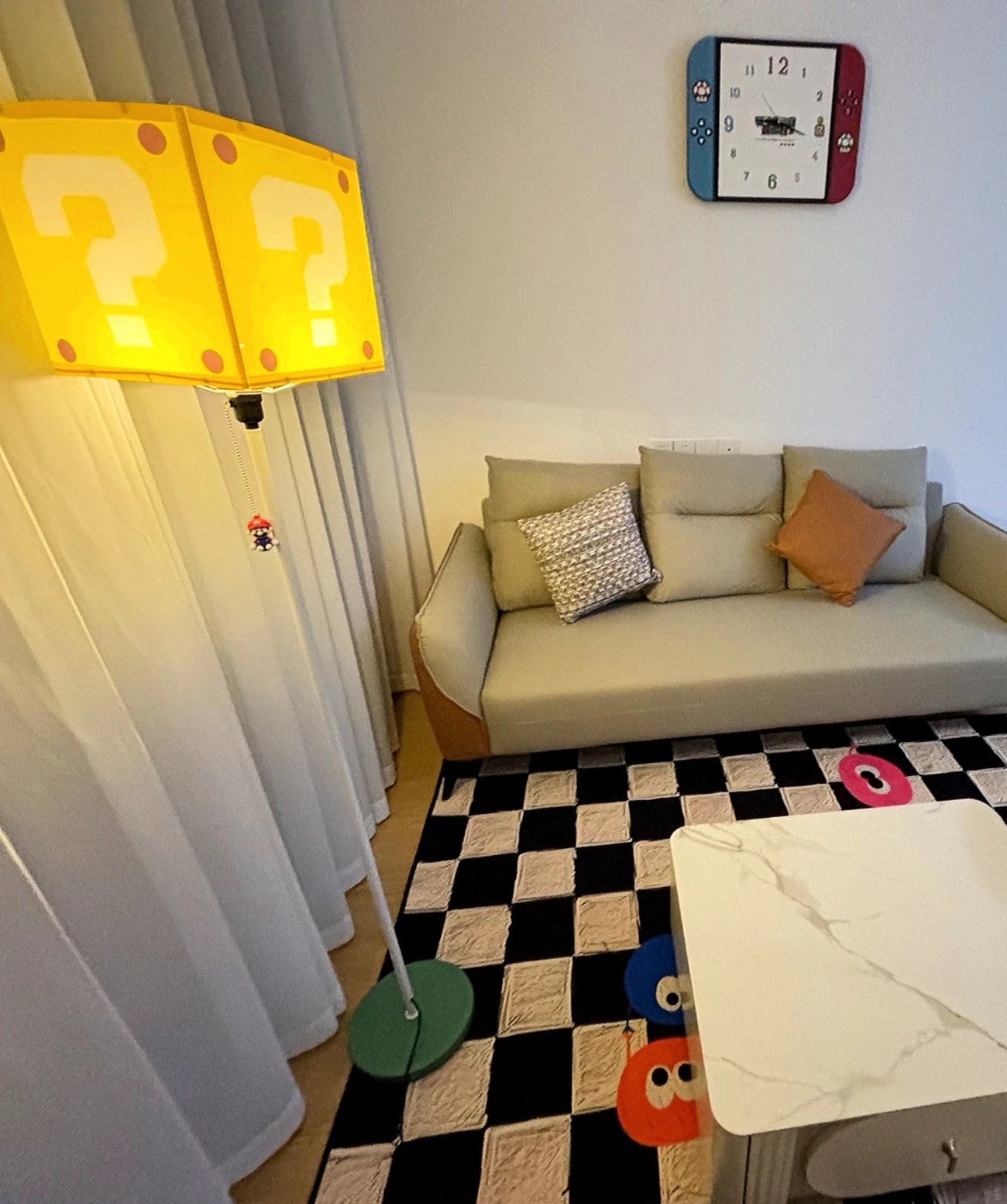 Super Mario Fragezeichen Würfel Ständerlampe TKXian