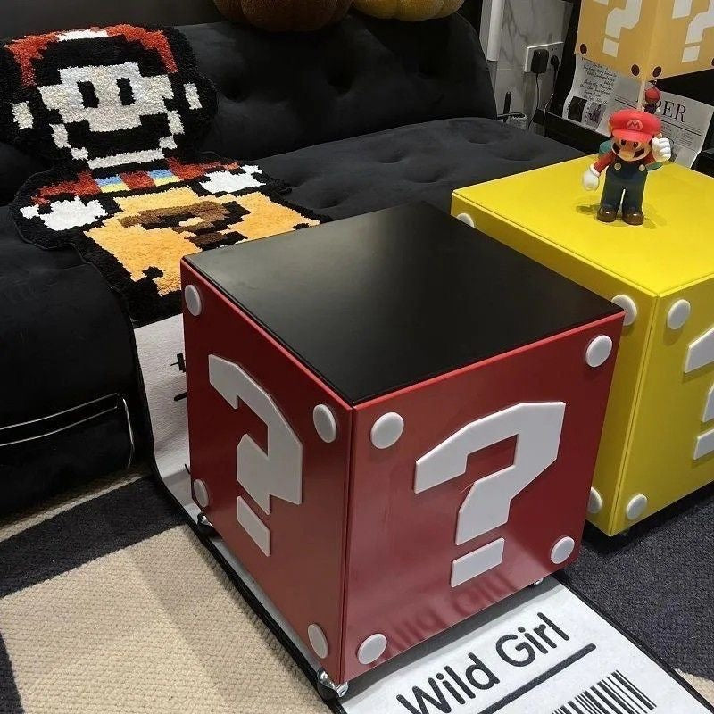 Super Mario Fragezeichen Würfel Beistelltisch TKXian