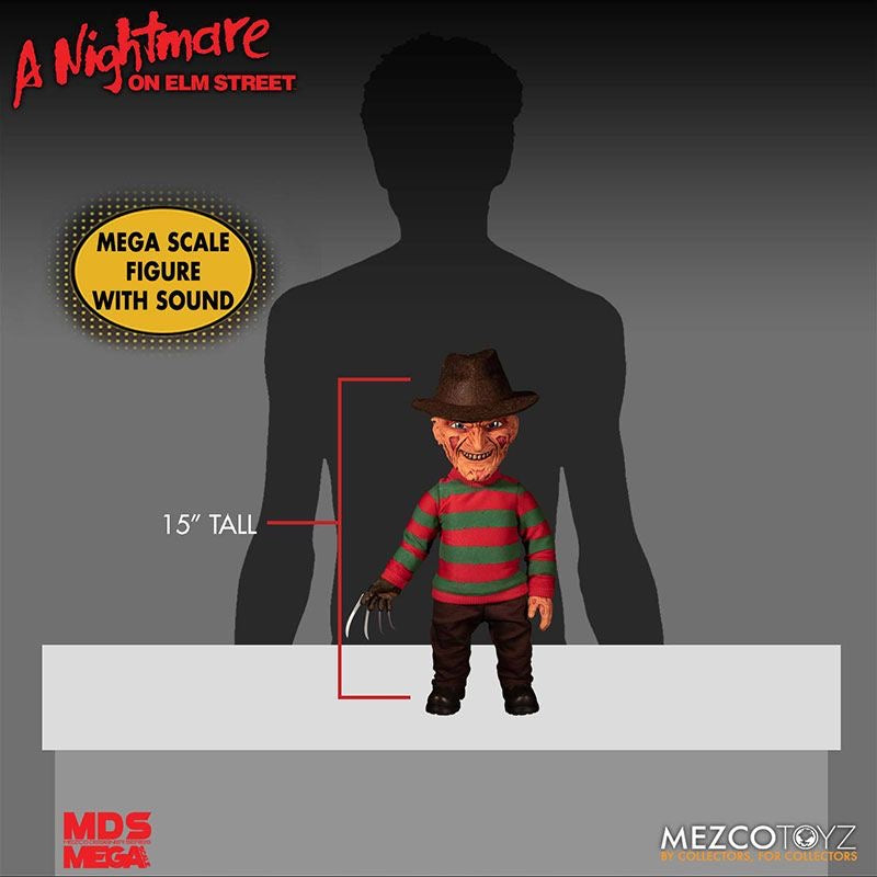 Mezco Freddy Krüger A Nihgtmare on Elm Street Mega Scale Figur TKXian